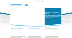 Desktop Screenshot of biomedis.de